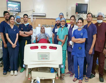 अंबेडकर अस्पताल में पहली कोरोनरी बाइपास सर्जरी सफल
