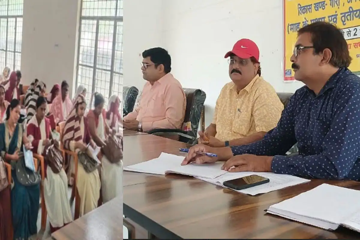 सीएचसी गौरा के अधीक्षक ने संचारी रोग नियंत्रण अभियान के सफलता की बनाई रणनीति