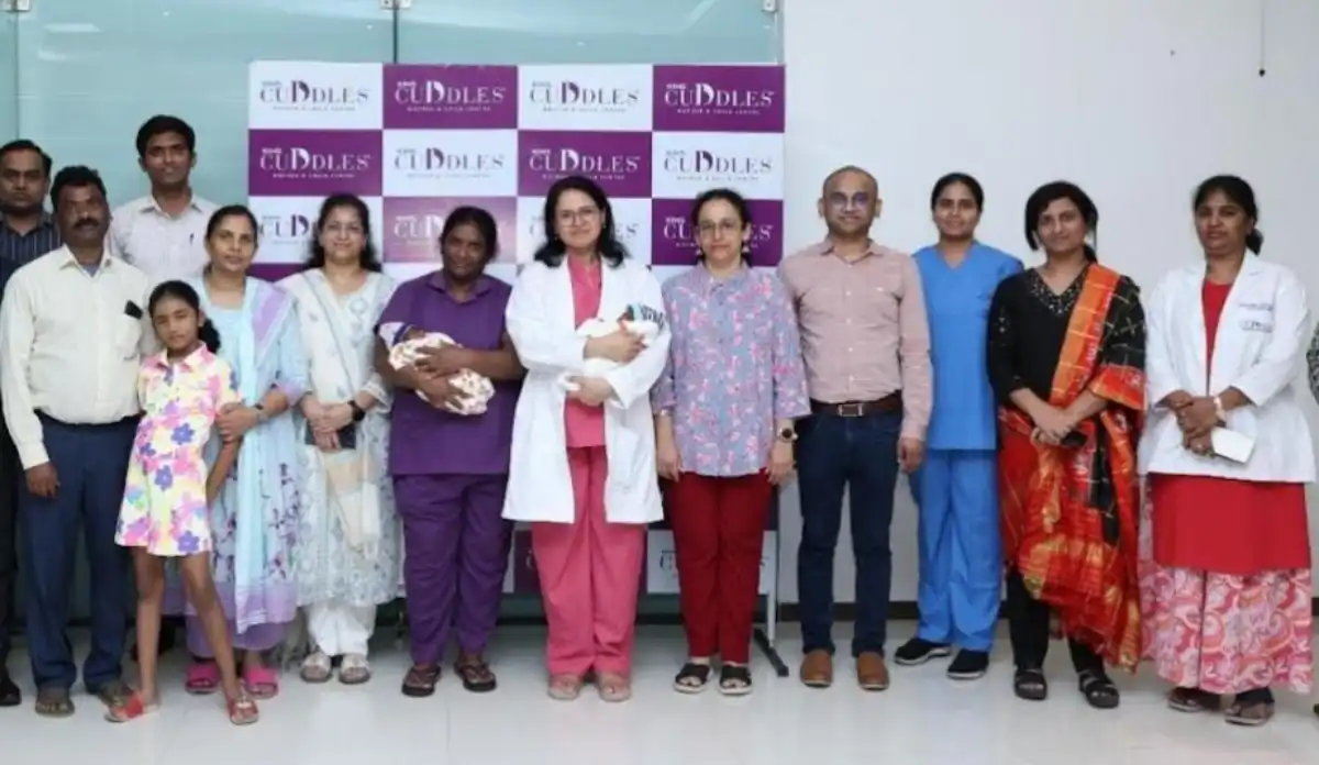 छत्तीसगढ़ के जुड़वां शिशुओं को किम्स कडल्स में मिला नया जीवन