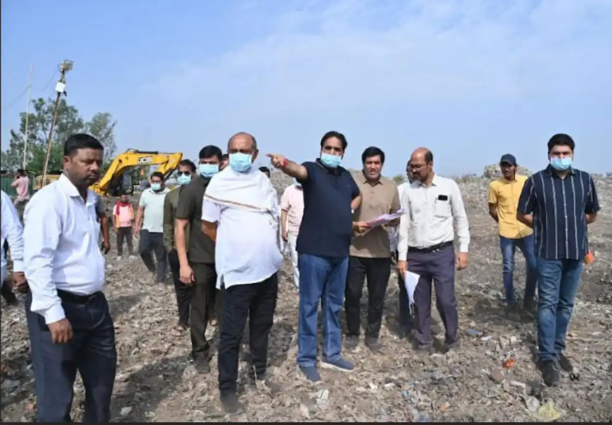 कचरा रेमीडिएशन की धीमी चाल पर भड़के विधायक मूणत, 30 जून तक की तय की डेडलाइन