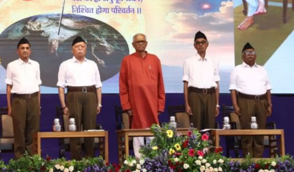 संघ के प्रशिक्षण शिविर में अरविंद नेताम रहे मुख्य अतिथि