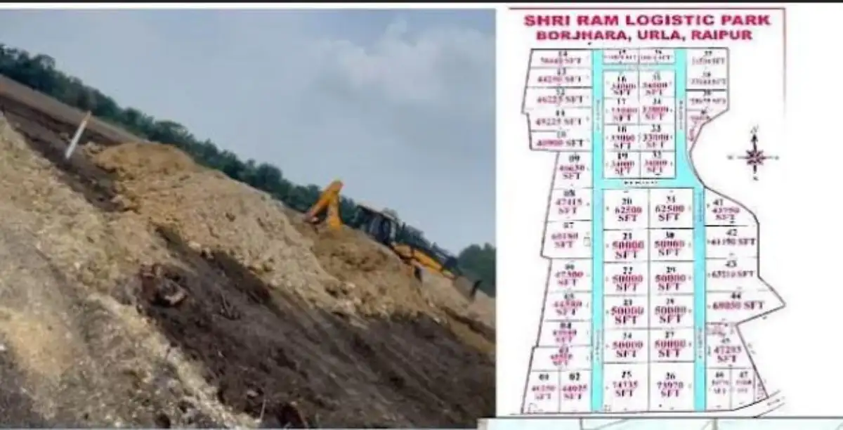 मंदिर के नाम पर गुमा उरला में भू-माफिया का खेल, 75 एकड़ पर हो रही अवैध प्लॉटिंग